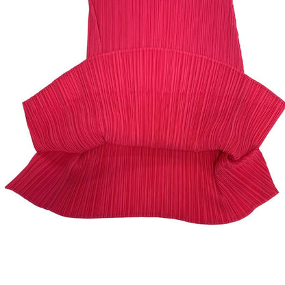 美品◆プリーツプリーズ イッセイミヤケ ノースリーブ ワンピース PP71-JT163 ピンク サイズ4 PLEATS PLEASE 【AFB26】