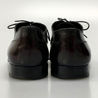 ステファノビ×トゥモローランド レザーシューズ パンチドキャップトゥ メンズ ダークブラウン サイズ8  STEFANOBI×TOMORROWLAND 約26.5cm【AFC1】