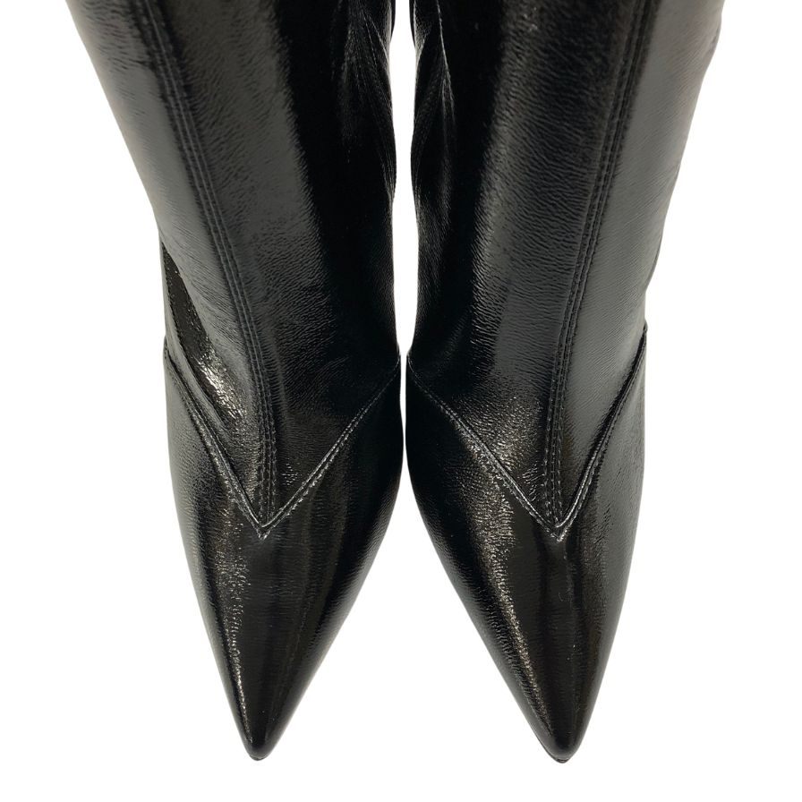 エリザベッタ フランキ ロングブーツ サイズ38 ブラック レディース ELISABETTA FRANCHI 約24.5cm【AFC41】