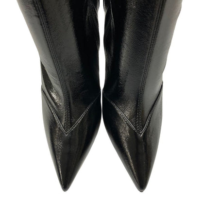 エリザベッタ フランキ ロングブーツ サイズ38 ブラック レディース ELISABETTA FRANCHI 約24.5cm【AFC41】