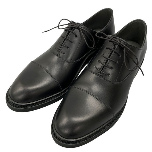パラブーツ ジョセフ別注 ストレートチップ グレインレザーリスレザーコンビ ブラック サイズUK7 PARABOOT JOSEPH ビジネスシューズ 約25.5cm【LA】【中古】
