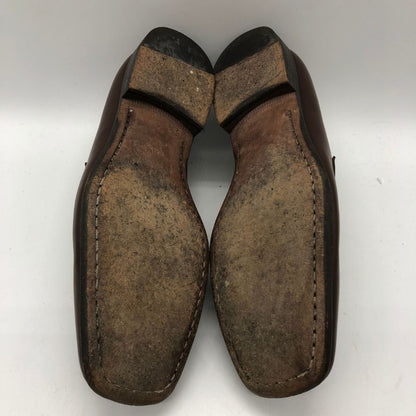 プラダ コインローファー 2D 1116 メンズ ブラウン サイズ5.5 PRADA 約24.5cm【AFD15】
