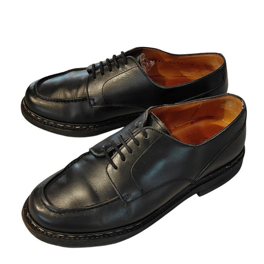 バーウィック Uチップ 4477 カーフ ブラック サイズUK5 メンズ Berwick ビジネスシューズ 約24.0cm【LA】【中古】