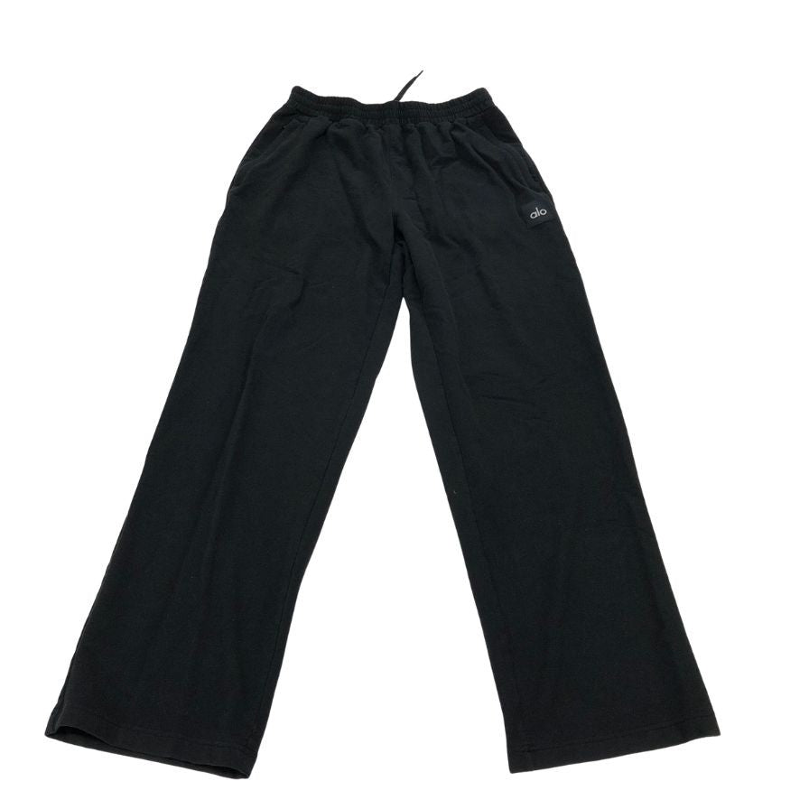 アロ スウェットパンツ ロゴ ブラック メンズ サイズXS alo 【AFB41】