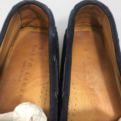 ラルフローレン ドライビングシューズ スエード スリッポン タッセル ネイビー サイズUK7.5E RALPH LAUREN 約26.0cm【AFD14】