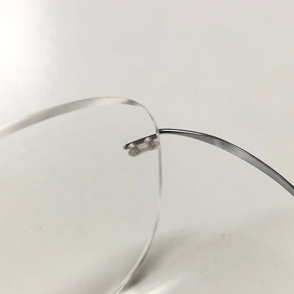 シルエット メガネ フレーム チタン ミニマル アート リムレス フチなし シルバー ウィメンズ Silhoette TITAN MINIMAL ART【AFI15】