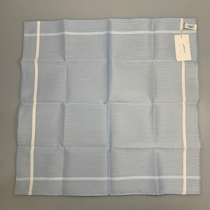 エルメス ハンカチ コットン100% ブルー系 レディース HERMES【AFI4】【中古】
