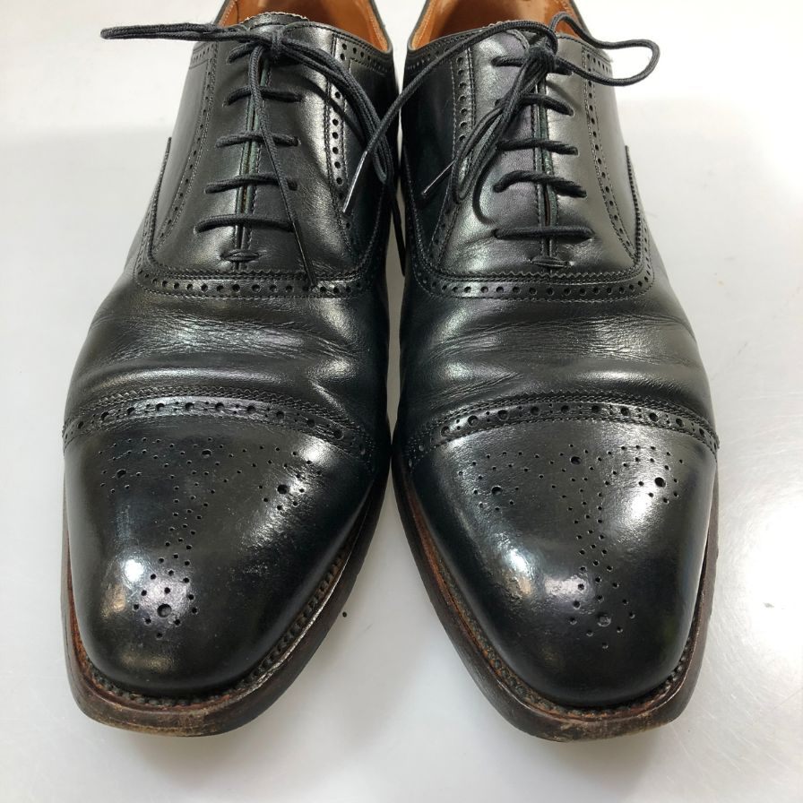 スコッチグレイン セミブローグ メダリオン HA9040 ブラック サイズ26㎝ SCOTCH GRAIN 約26.0cm【AFC33】