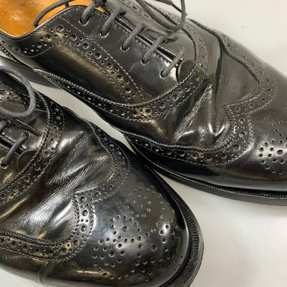 コールハーン レザーシューズ ウイングチップ ガラスレザー ブラック サイズUS11D メンズ COLE HAAN 約28.5cm【PTM1】