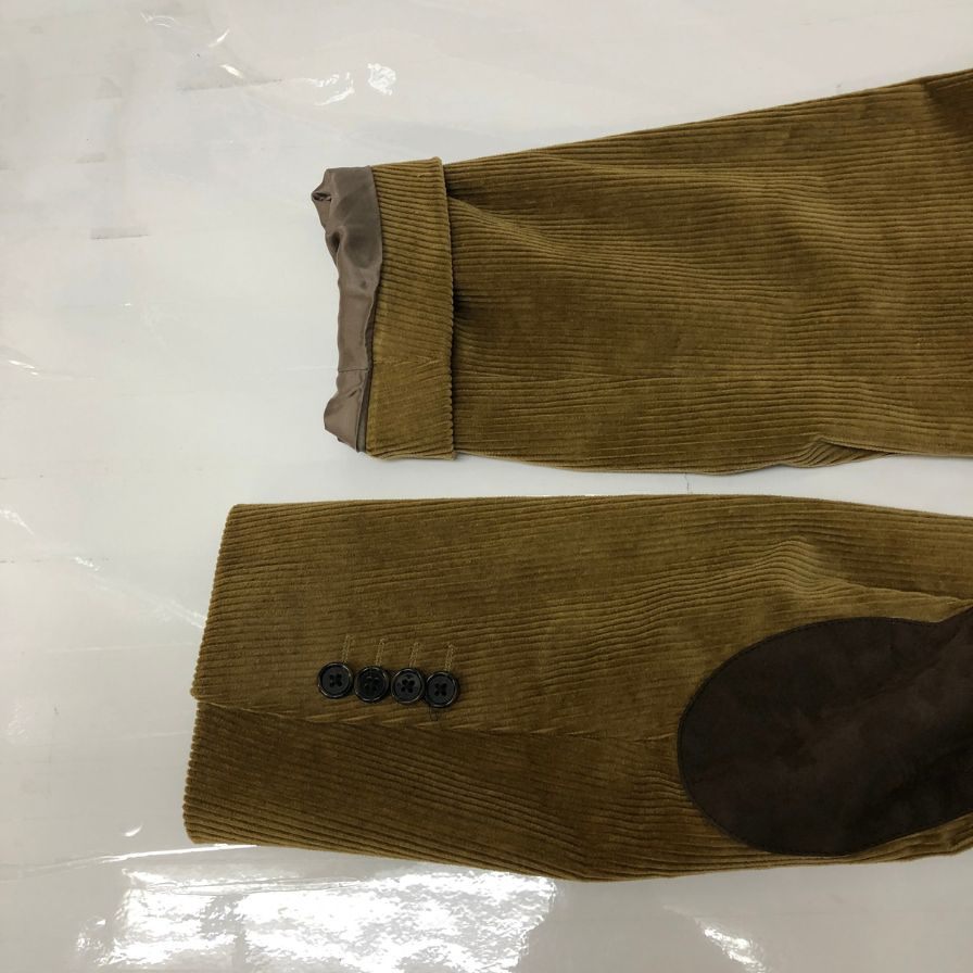 ブルックスブラザーズ 2B テーラードジャケット コーデュロイ エルボーパッチ ブラウン メンズ サイズ42R Brooks Brothers【LA】
