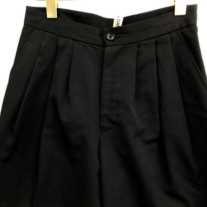 コムデギャルソン レディース クロップドパンツ GB-P004 AD2018 日本製 サイズXS ブラック COMME des GARCONS 【AFB46】
