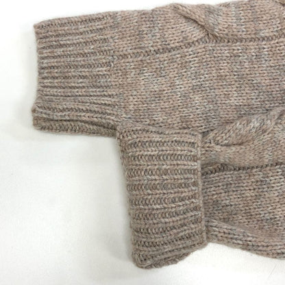 美品◆セッテフィーリカシミア ウールカシミヤショール ユニセックス サイズ 44 ベージュ Settefili Cashmere 【AFB4】