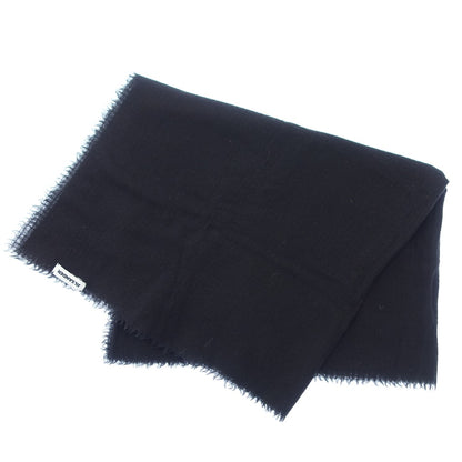 Used JIL SANDER large muffler shawl black JIL SANDER [AFI23] 