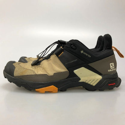 サロモン スニーカー エックス ウルトラ 4 トレッキング シューズ ゴアテックス 登山靴 ベージュ ブラック メンズ サイズ27cm Salomon X URTRA 約27.0cm【AFC41-2】