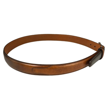 KTルイストン レザーベルト シェルコードバン 30mm 日本製 本革 ブラウン メンズ サイズ36/90 K.T.Lewiston【AFI4】