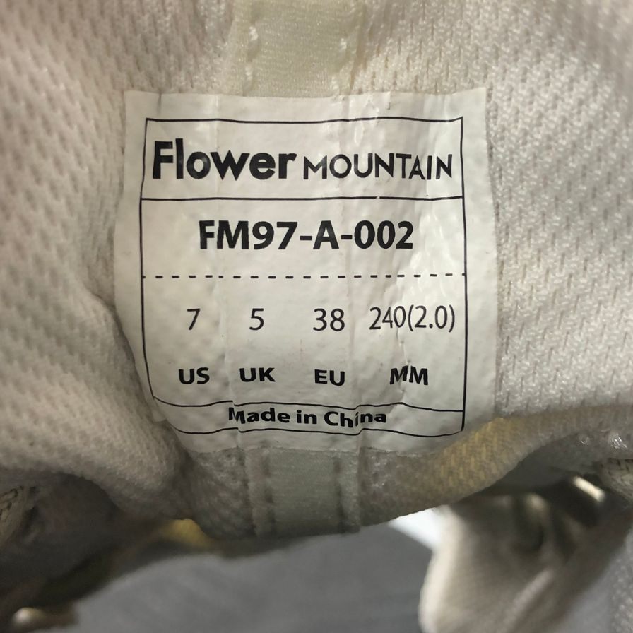 ワイズ×フラワーマウンテン ヨウジヤマモト サンダル バイカラー メンズ サイズUS7 Y's×Flower MOUNTAIN 約25.0cm【AFD9-2】