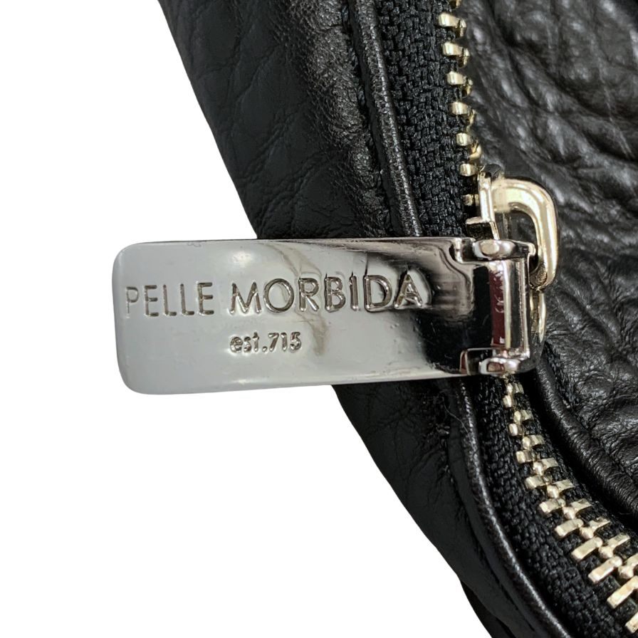ペッレモルビダ ブリーフケース ブライドル レザー ハンド バッグ 書類カバン ビジネス ブラック PELLE MORBIDA【AFE6】