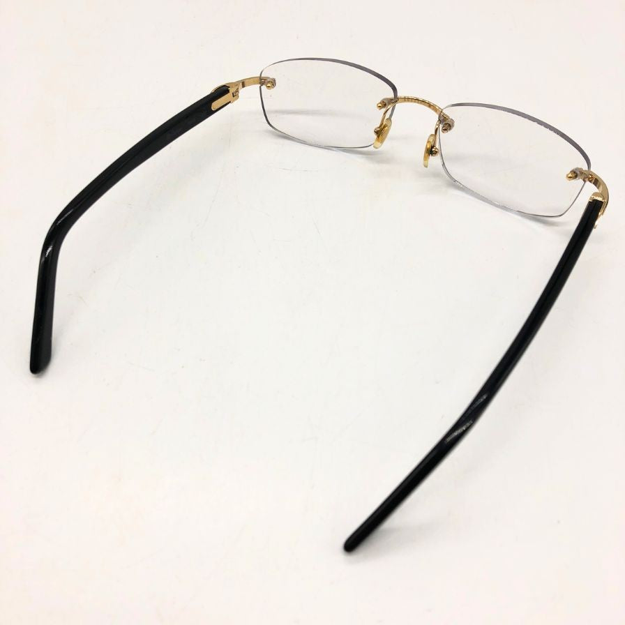 カルティエ アイウェア リムレス シグネチャー C ドゥ ゴールド金具 135 レディース Cartier【AFI13】