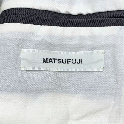 新品同様◆マツフジ 23AW テーラードジャケット ウール チャコール メンズ サイズ2 M233- 0102 MATSUFUJI 【AFB36】