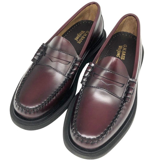 ジーエイチバス ローファー ウィージャンズ ラーソン サイズ6.5 メンズ バーガンディ G.H.Bass&Co. WEEJUNS LARSON ローファー 約25.0cm【LA】【中古】