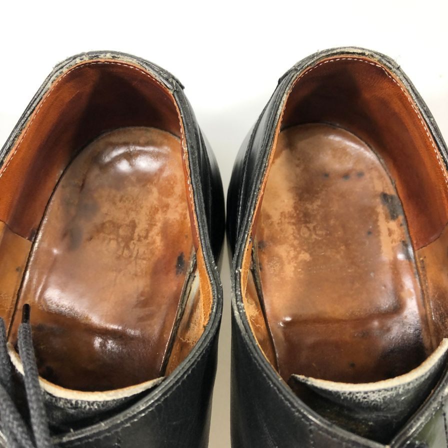 クロケット&ジョーンズ ダラム3 Uチップ カーフ ブラック サイズ 7.5 CROCKETT&JONES 約26.0cm【AFC51】