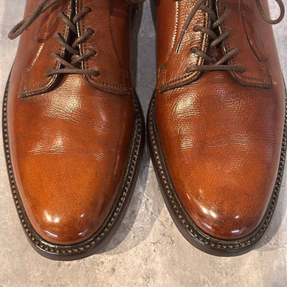 フローシャイム プレーントゥ グレインレザー ブラウン グレインレザー サイズUS10.5B メンズ FLORSHEIM ビジネスシューズ 約27.0cm【LA】【中古】