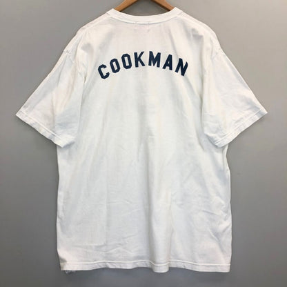 中古■クックマン フロントプリントTシャツ ホワイト メンズ XL COOKMAN 【AFB8】