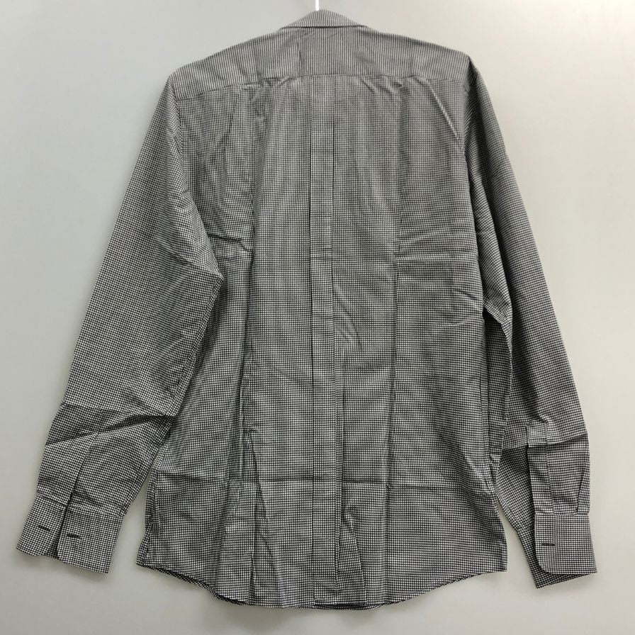 極美品◆ドルチェ&ガッバーナ 長袖シャツ GOLD ギンガムチェック メンズ サイズ41 DOLCE & GABBANA 【AFB38】
