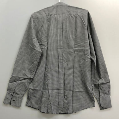 極美品◆ドルチェ&ガッバーナ 長袖シャツ GOLD ギンガムチェック メンズ サイズ41 DOLCE & GABBANA 【AFB38】