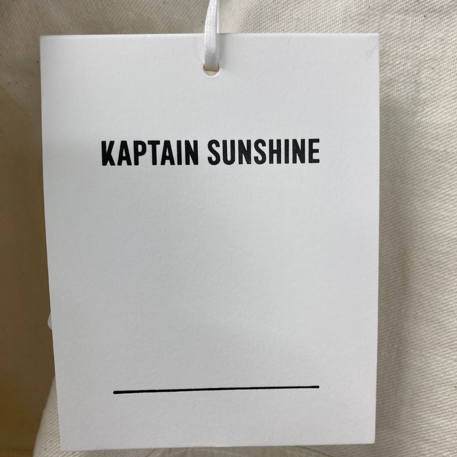 新品同様◆キャプテンサンシャイン デニムジャケット スモールカラートラッカー ホワイト サイズ40 KS22SJK05 KAPTAIN SUNSHINE 【AFB30】