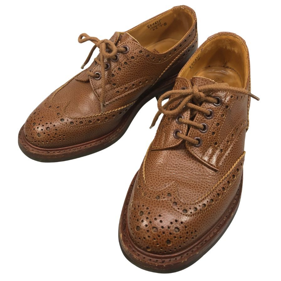 トリッカーズ バートン グレインレザー メンズ  ブラウン サイズUK6.5 Tricker's ビジネスシューズ 約25.0cm【LA】【中古】