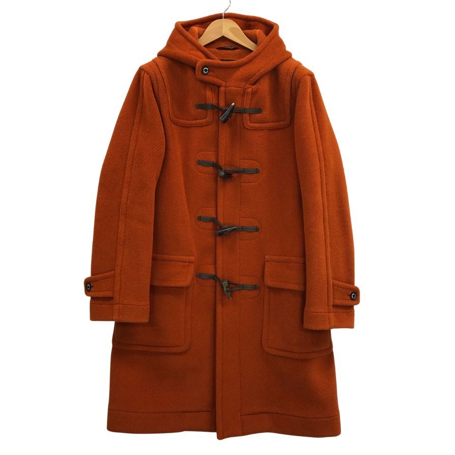 インバーティア ジョシュアエリス社製ウール ダッフルコート イングランド製 メンズ サイズ36 オレンジ INVERTERE Joshua Ellis【LA】