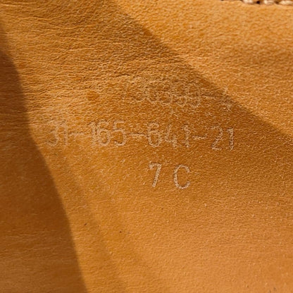 ジェイエムウエストン レザーシューズ 641 ゴルフ Uチップ ボックスカーフ ブルー サイズUK7C J.M.WESTON ビジネスシューズ 約25.0cm【LA】【中古】