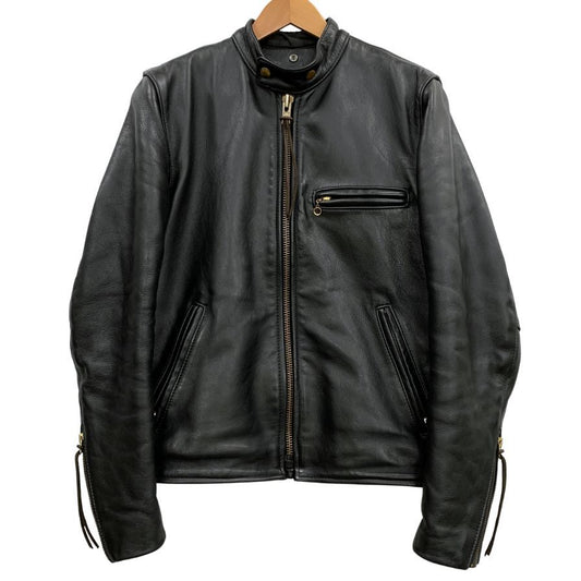 中古◆バンソン シングルライダース タイプB ブラック サイズ38 VANSON 【AFG1】
