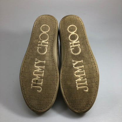 ジミー チュウ ハイカット スニーカーメンズ サイズ 43 ホワイト jimmy choo 約28.0cm【AFC47】