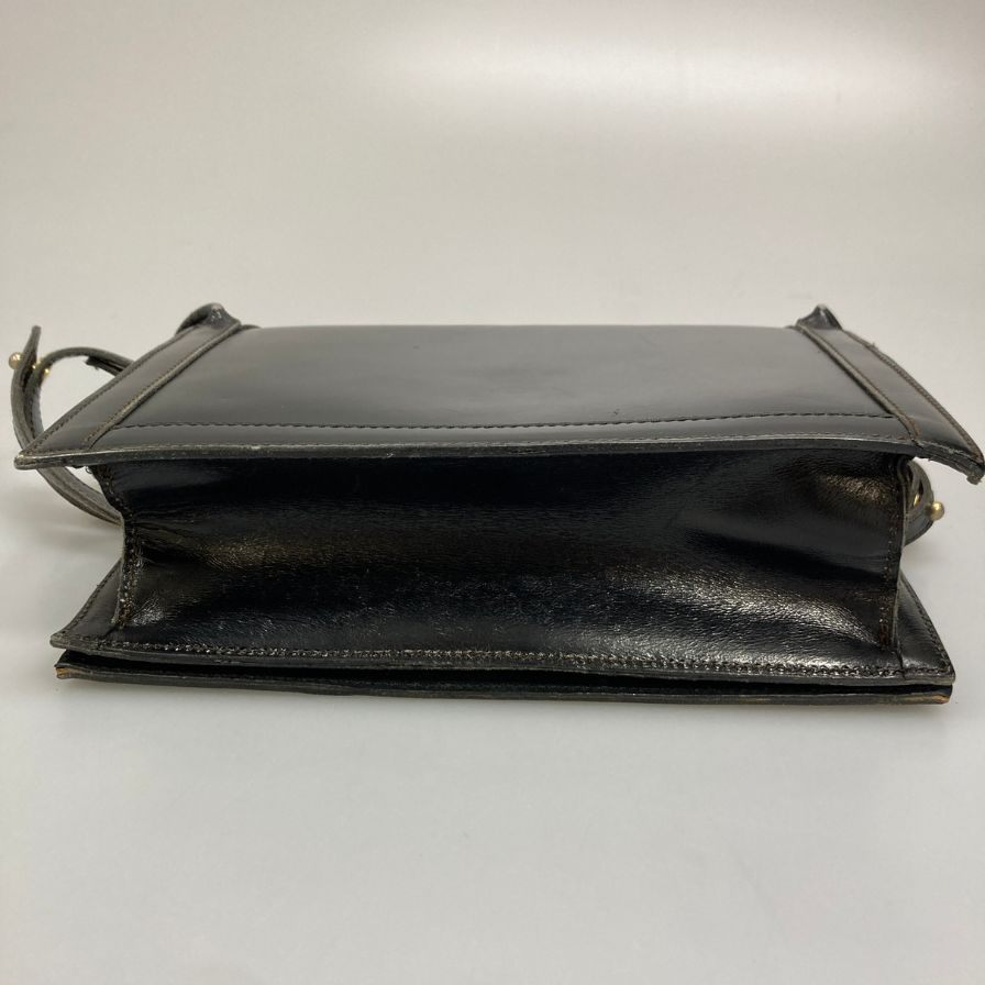 ピエールバルマン ショルダーバッグ ロゴ レザー ブラック レディース PIERRE BALMAIN【AFE9】