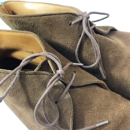 クロケット＆ジョーンズ チャッカブーツ グレンコー スエード ブラウン メンズ サイズUK8E Crockett&Jones ブーツ 約26.5cm【LA】【中古】