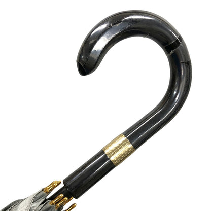ヴェルサーチ 傘 総柄 ゴールド＆グレー VERSACE【AFE13】【中古】
