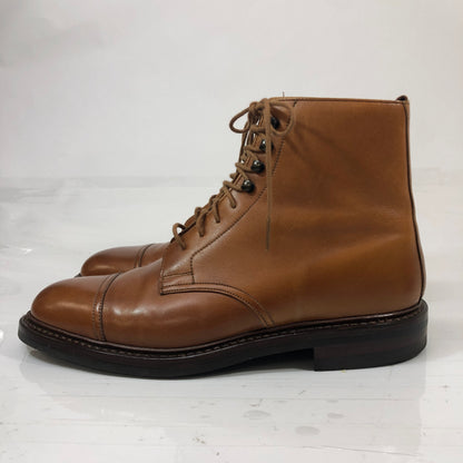 クロケットジョーンズ トレーディングポスト別注 コニストン キャップトゥブーツ ライトブラウン サイズUK6.5E メンズ Crockett & Jones ブーツ 約25.0cm【LA】【中古】