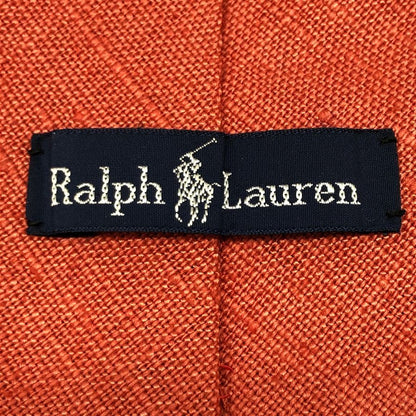 ポロ ラルフローレン ネクタイ 刺繍 オレンジ POLO RALPH LAUREN【AFI17】