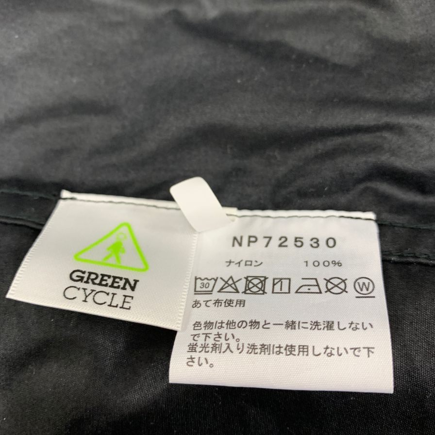 新品同様◆ザ ノース フェイス NP72530 コンパクトジャケット ブラック メンズ サイズXL THE NORTH FACE 【AFA6】