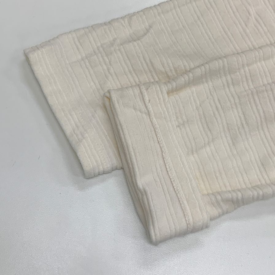 美品◆セリーヌ ワンピース ベロア ハーフ丈 ホワイト ゴールド金具 レディース サイズM CELINE 【AFB30】