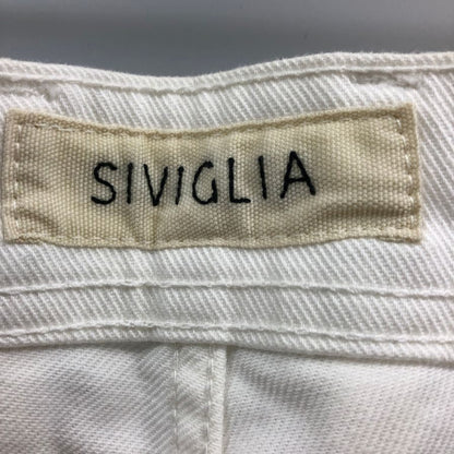 シヴィリア デニム パンツ メンズ メンズ 31  白 SIVIGLIA 【AFB36】