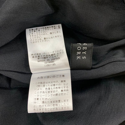 中古◆バーニーズニューヨーク ワンピース ロング ノースリーブ ブラック レディース サイズ36 BARNEYS NEW YORK 【AFB44】