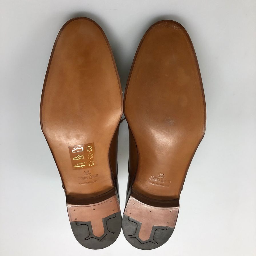 ジョンロブ レザーシューズ MARSTON プレーントゥ ブラウン メンズ サイズ7D 7000ラスト JOHN LOBB ビジネスシューズ 約25.5cm【LA】【中古】