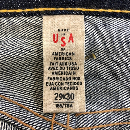 ダブルアールエル ラルフローレン デニムパンツ ボタンフライ インディゴ メンズ サイズ W29 L30 RRL RALPH LAUREN 【AFB9】