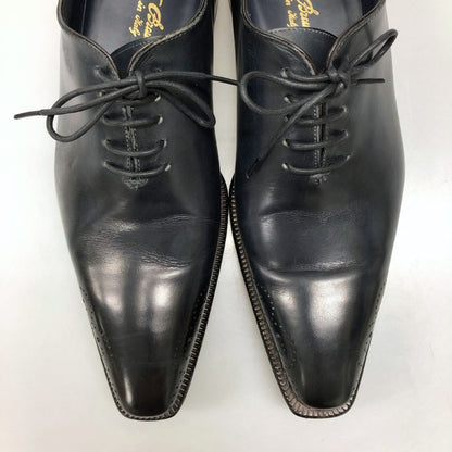 ステファノブランキーニ  レザーシューズ B4263 ホールカット ネイビー サイズUK7.5 メンズ Stefano Branchini 約26.0cm【AFC34】