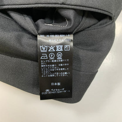 エルイー パンツ トラウザー ワイド 2タック 25-030-053-8004-1-0 日本製 メンズ サイズ3 ブラック LE 【AFB32】