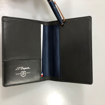 デュポン カードケース レザー 名刺入れ ブラック ST Dupont【AFB55】