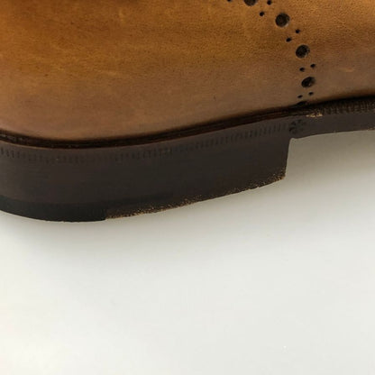 ベルルッティ レザー 内羽根 ドレスシューズ プレーントゥ メンズ サイズ8.5 ブラウン Berluti 約27.5cm【PTM3】